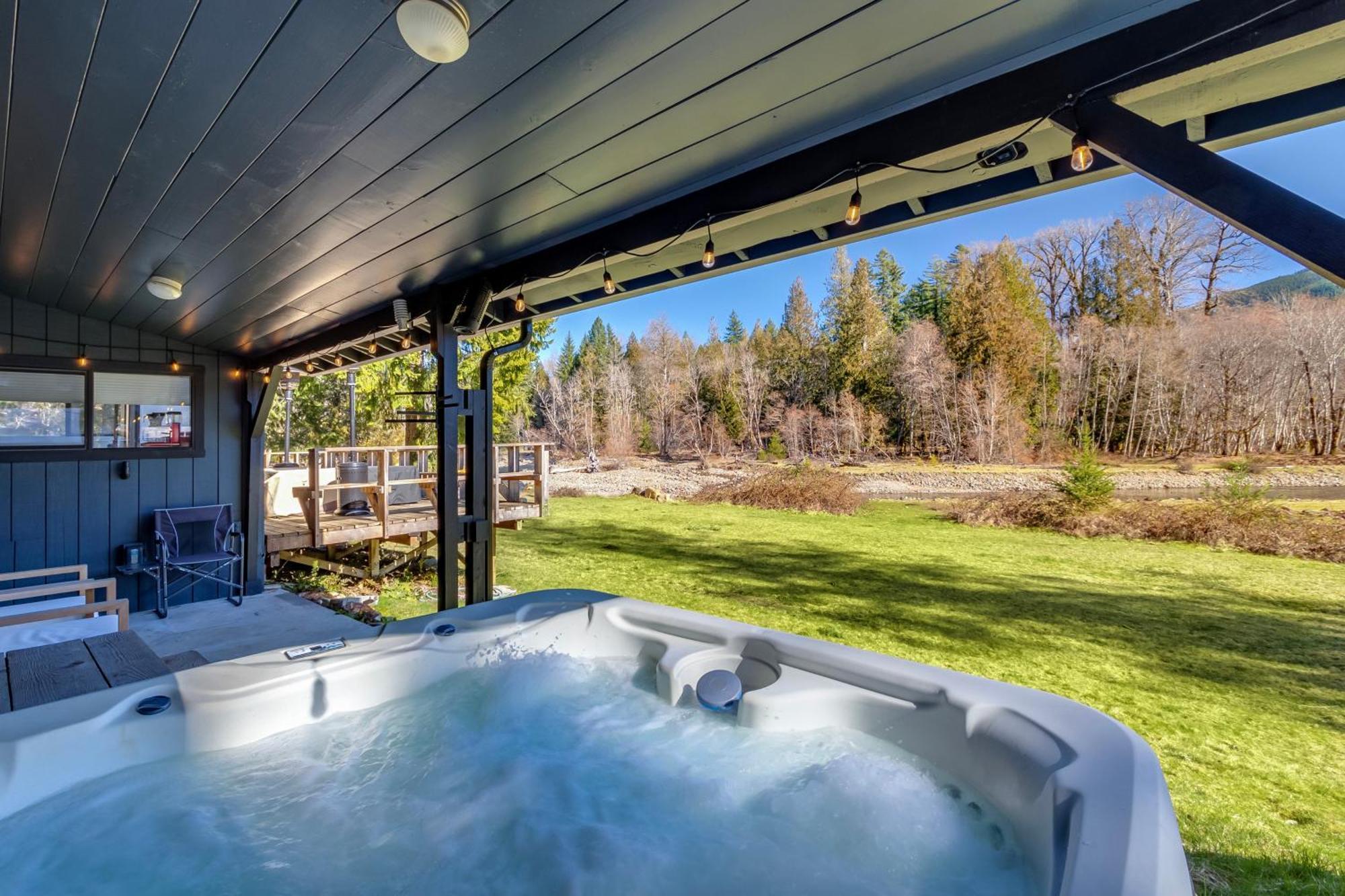 Waterfront Cabin At White Pass And Mount Rainier National Park Packwood Exterior foto